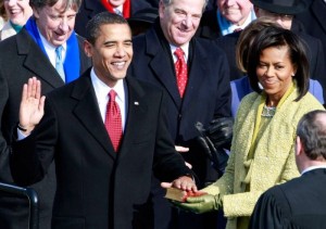 Barack Obama Is Sworn In As 44th President Of The United States