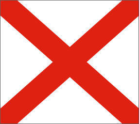 De vlag van Alabama