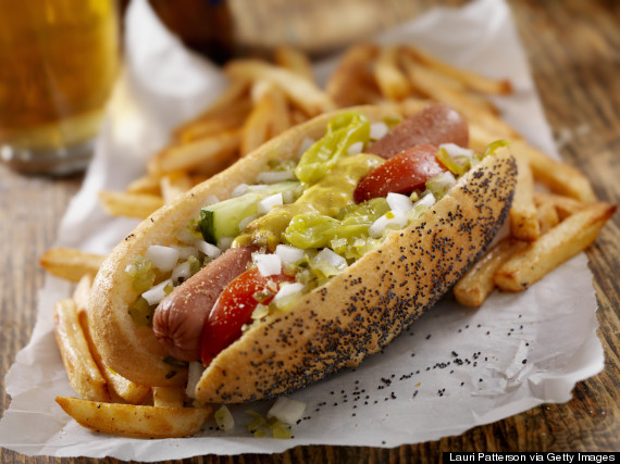 Classic Chicago Dog with Fries