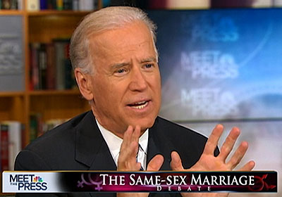 Joe Biden en het homohuwelijk