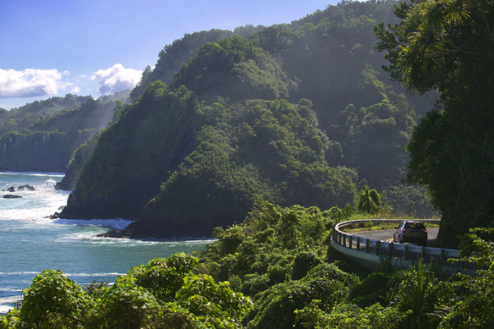 Hana Highway op Hawaï. © thinkstock