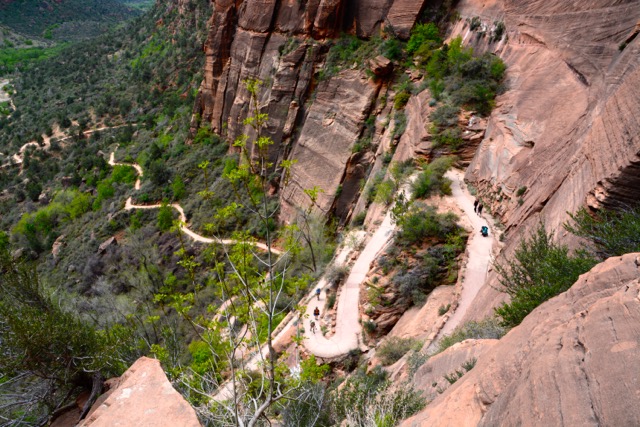 Walters Wiggle in Zion NP, 1 van de vele wandelingen die we gedaan hebben