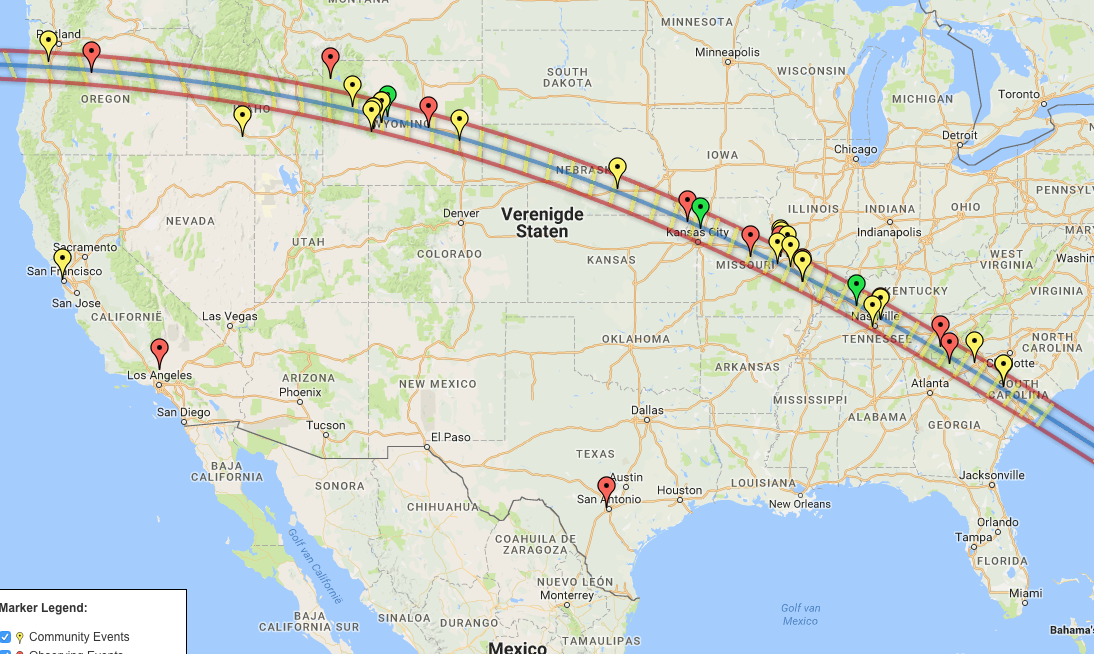 Amerika maakt zich klaar voor de totale zonsverduistering van 2017!