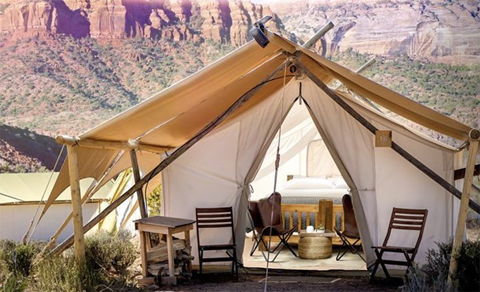 Luxe kamperen in Zion? Het kan nu! - Glamping!